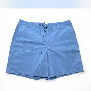 Talbots Sky Blue Drawstring Bermuda Shorts